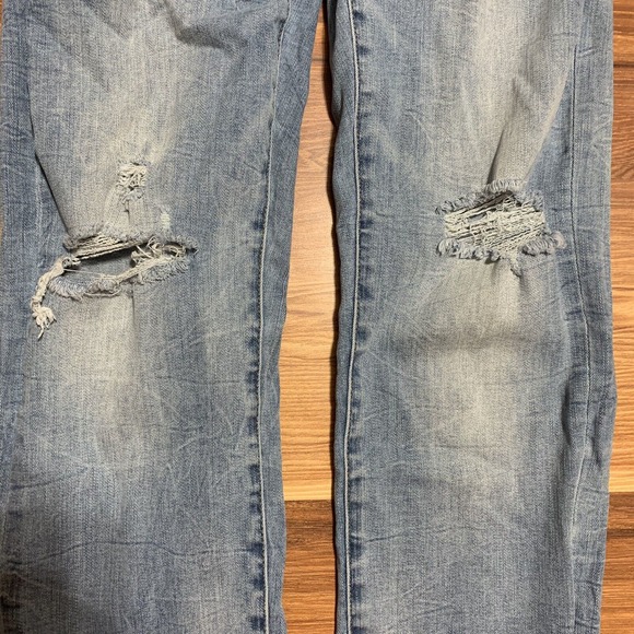American Eagle Women’s Extreme Flex Slim Straight Leg Distressed Jeans 26x28 - Picture 3 of 9